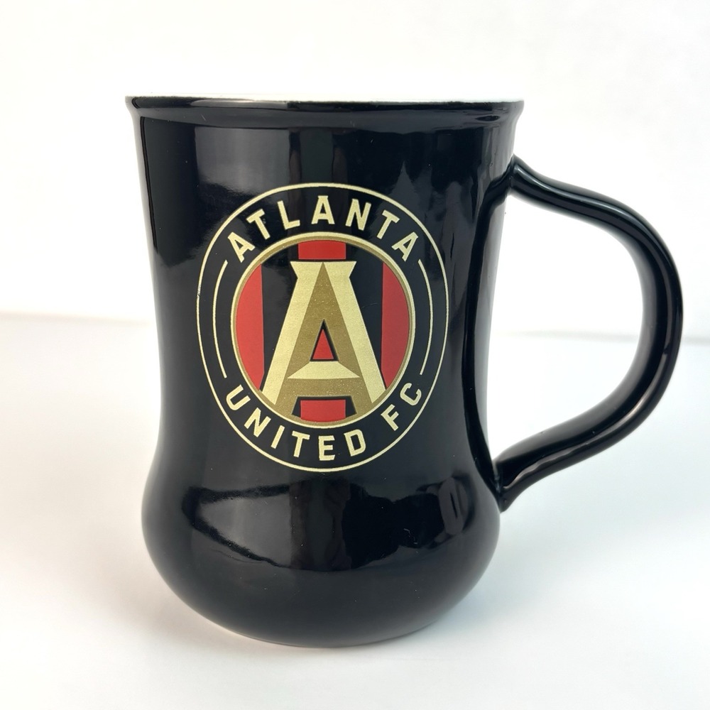 Atlanta United FC Coffee Cup Mug 16 Oz Black Red MLS Futbol Soccer Ceramic